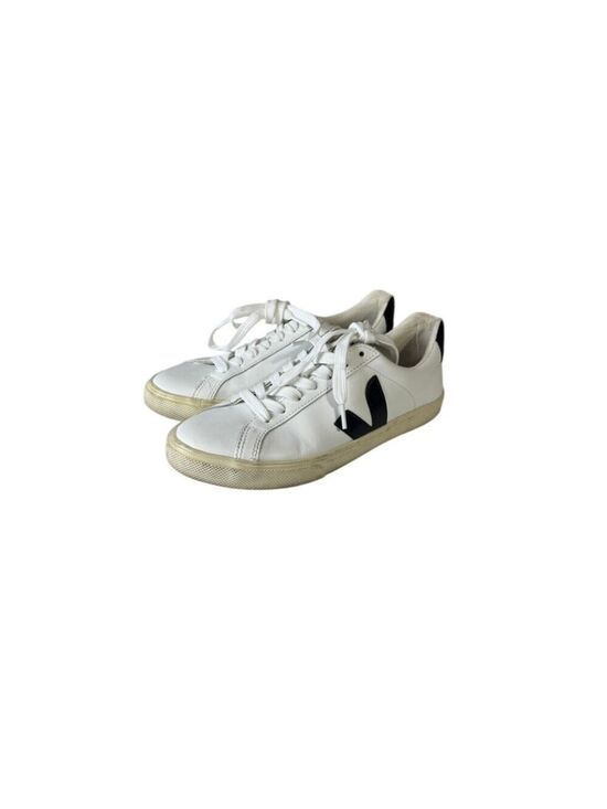 Veja Shoes - Women's Veja White Black Esplar Leather Sneakers Size 6